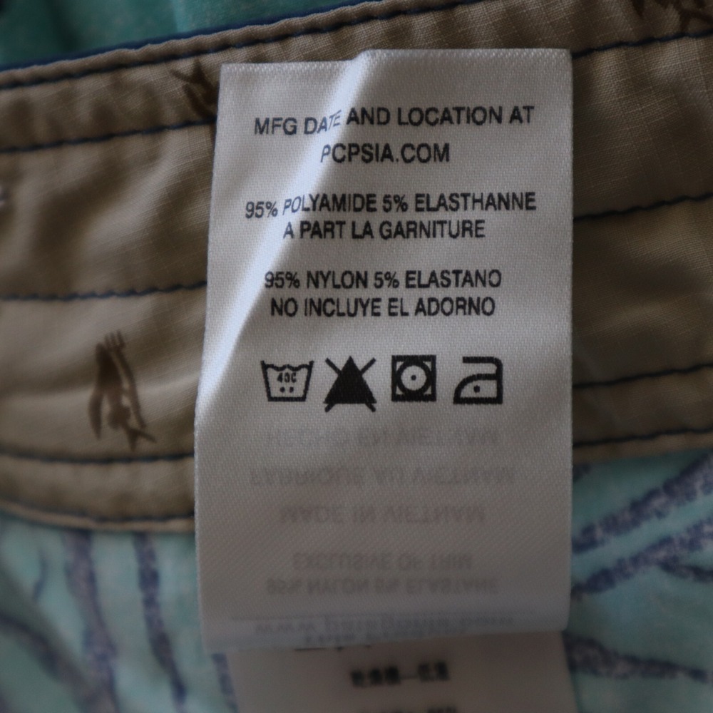 Patagonia Board Shorts Mens 29 Surf Swim Beach Trunks Tropical Palm Stretch Flex - Picture 8 of 9
